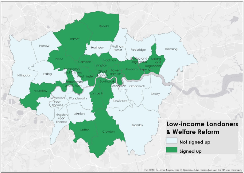 Low- income Londoners and welfare reform